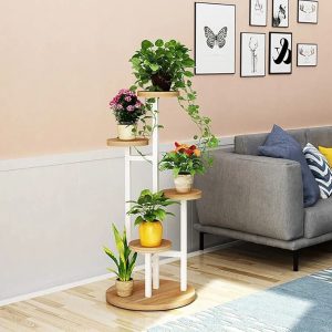 Plant Stand Indoor, 4 Tiered Plant - Shelf Flower Stand