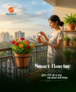 Hanging Iron Pot Holder ব্যালকনি আয়রন পট হোল্ডার - Image 6