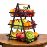 Fruits Storage Rack – Multi-Layer Steel Organizer