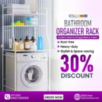 Modern Toilet Storage Rack – Space Saving Bathroom Organizer - Image 4