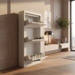 Modern 3-Drawer Shoe Cabinet Rack - Image 2